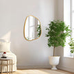 Irregular Mirror for Wall, Gold Wall Mirrors Decorative 20