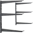 Delta Heavy Duty Wood and Lumber Storage Rack, Holds Up To 480 lbs - Easy to Install Mounted Rack With Steel Construction for Indoor & Outdoor Storage Solution For Garage, Basement & Pantry Cycle