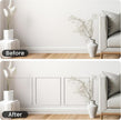 Peel and Stick Wainscoting Panels Kit, 3 Sets 16''x20'' Premade Wall Molding Peel and Stick Panels for Interior Wall Trim, Easy DIY Wainscoting Panels Peel and Stick Decor