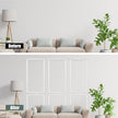 3 Set Peel and Stick Wall Molding Kit Pre-Cut Wall Molding for Wall Decor Premade Self-Adhesive Wainscoting for Walls Accent Wall Molding Peel and Stick Panel