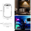 Rechargeable Puck Lights with Remote, 6 Pack Magnetic Under Cabinet Lighting, 1500mAh Battery Operated LED Tap Lights with Dimmer & Timmer for Kitchen, Closet, Shelf - 3 Color Temps & 12 RGB, White