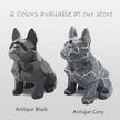 Ambipolar Dog Decor Bookends, Geometric Bookends to Hold Books Heavy Duty for Office Desk, Vintage Antique Black Home Decor, Shelf Decor, Modern Living Room Decor