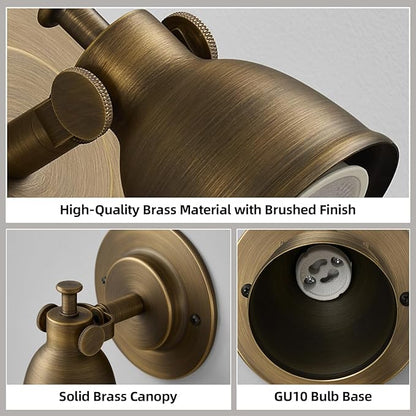 Small Wall Sconce Hardwired Single - Vintage Oil Rubbed Bronze Art Deco Indoor Mini Bell Light Fixture for Bathroom Vanity Bedroom Bedside Reading Hallway Living Room Kitchen Hall Picture