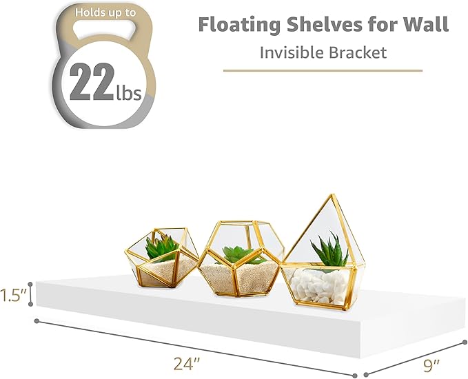 Sorbus Floating Shelves for Wall - 24
