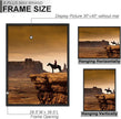 A PLUS MAX 30x40 Picture Frame, Black Engineered Wood Frame for 30 x 40 Inch Picture Poster Photo, Light Weight 30 by 40 Frame with Wood-grain for Wall - 1 Pack/Black/30 x40