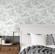 NextWall Chateau Toile Peel and Stick Wallpaper (Argos Grey)