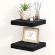 Fun Memories Black Floating Shelves 8 Inch Long, 8