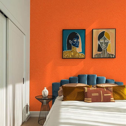Abyssaly Orange Peel and Stick Wallpaper Removable Self Adhesive Wallpaper Embossed Silk Textured Contact Paper Home Decorativon for Cabinet Countertop Wall Shelf Liner Paper 15.7" X 196.8"