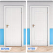 COUKIU Pre-Cut 2 Set Peel and Stick Door Molding Trim Kit, 20