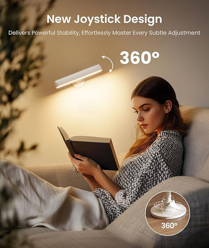 4 Pack Wall Sconces Rechargeable 7500mAh Battery Operated Wall Lights Cordless LED Wall Lamp, Touch and Remote Control, 3 Colors Wall Lamps 360° Rotate Dimmable Brightness with 15 RGB Colors