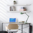 Sorbus Floating Shelves for Wall - 35 Inch Long Bathroom Shelves, Wall Decor for Bedroom, Kitchen, Living Room & Book Storage - Mounted Floating Shelf with Invisible Brackets (White, 2 Pack) | Long Wall Shelves, for Bedroom, Kitchen, Living Room, Bathr...