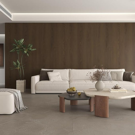 Extra Wide Wood Grain Contact Paper Peel and Stick Wallpaper Wood Look Brown Contact Paper Stick and Peel Countertop Waterproof Self Adhesive Wood Vinyl Wrap for Furniture Door Apartment RV 31.5"x157"