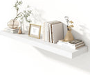 12 Inch Deep Floating Shelves | 55 Inch White Floating Shelves | 55