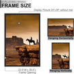 A PLUS MAX 24x36 Picture Frame, Black Engineered Wood Frame for 24 x 36 Inch Picture Poster Photo, Light Weight 24 by 36 Frame with Wood-grain for Wall - 1 Pack/Black/24 x36