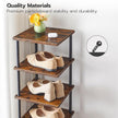 HOOBRO Vertical Shoe Rack, 8-Tier Narrow Shoe Shelf, Shoe Storage Organizer for Small Space, 11