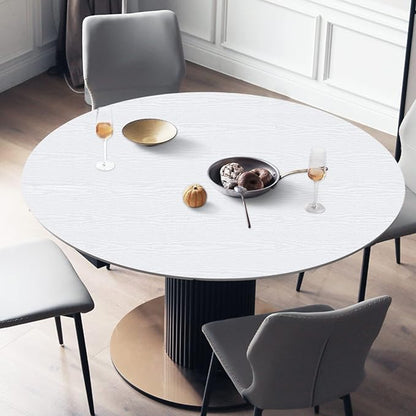 Abyssaly White Wood Contact Paper 17.71 in X 196 in Decorative Self-Adhesive Film Real Wood Tactile Easy to Clean Perfectly Covers The Surface Without Passing Through The Primary Colors