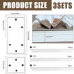 3 Set Solid Wood Wainscoting Panels Kit - Quick Installation Accent Wall Molding, Ready-to-Assemble Pre Made Wainscoting Wall Panel for Home Décor (78