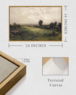 InSimSea Framed Canvas Wall Art Vintage Decor, Landscape Wall Art Room Decor, Large Classical Scenery Valley Grassland Paintings Wall Decor, Home Decor for Living Room Bedroom Office, 16
