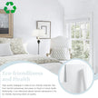 Dimoon 394''x23.6'' Peel and Stick Wallpaper White Contact Paper for New Environmentally Friendly Materials Thickening Upgrade Embossed Renter Friendly Wall Paper Modern Vinyl Wrap Countertop Bedroom
