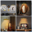 13'' Picture Light for Wall, 5200 mAh Battery Operated Picture Light with Remote & Timer for Wall Art - 3 CCT Dimmable LED, Brass Finish