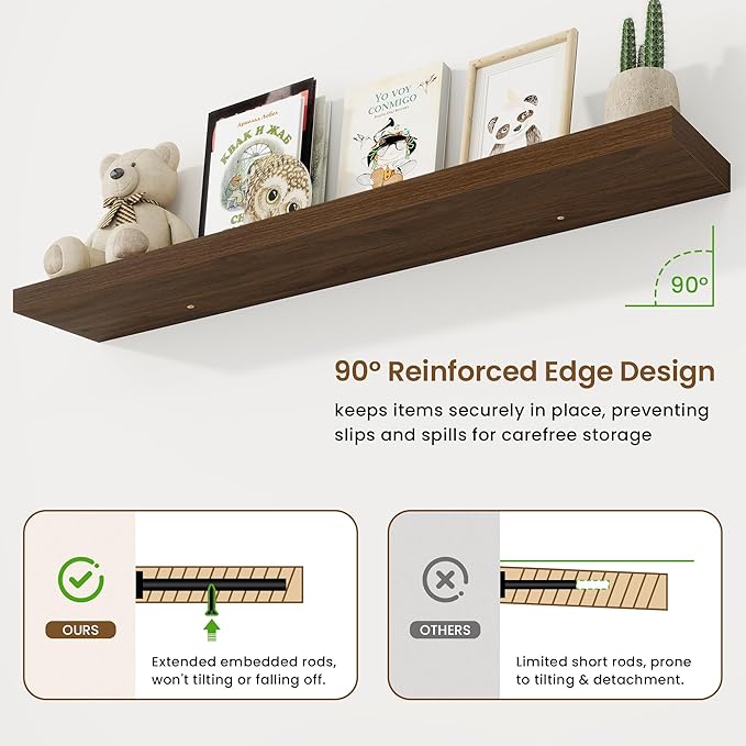 55in Floating Shelves for Wall, 55