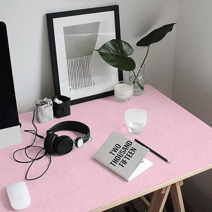 Pink Peel and Stick Self Adhesive Wallpaper - Removable Waterproof Bathroom Countertop Contact Paper - Kitchen Vinyl Wrap for Cabinet Countertops - Wall Cover Counter Top Paper 15.7" X 787.4"