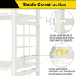 GIOTORENT 6-Wire Garage Shelving Storage Shelves, Metal Shelving Unit Pantry Rack, Kitchen Storage Adjustable Shelf 900Lbs Capacity for Laundry Kitchen Bathroom Organizer(White)