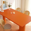 VEELIKE Thick Orange Wallpaper Peel and Stick Mandarin Orange Contact Paper for Countertops Cabinets Accent Walls 24''x118'' Self Adhesive Removable Solid Color Vinyl Wallpaper for Bedroom Living Room