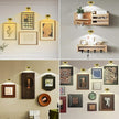 6pcs Wall Picture Light Battery Operated, Painting Light with Remote, Wall Picture Lighting Wireless Indoor with 3 Lighting, Art Display Led Lighting Brightness Dimmable for Frame Gallery Portrait