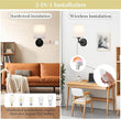 Wireless Wall Sconce Set of 2,Battery Operated Wall Lights with Remote Control,Rechargeable Wall Sconces with LED Bulb,15 Colours Dimmable Wall Lamp for Bedroom Living Room Hallway