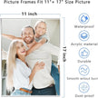 DZZ 11x17 frame Clear Acrylic 11 x 17 picture frame,High Transparent Photo Frame,frames 11x17 for Photo Poster Canvas Certificate Document Gallery,Set of 6