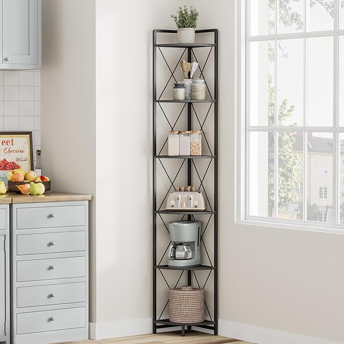 6 Tier Corner Shelf Stand, 78