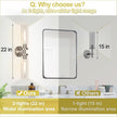 Wall Sconces Set of Two, Hardwired Brushed Nickel Bathroom Sconces Wall Lighting with Clear Glass, Modern Sconces Wall Decor Set of 2 Bathroom Light Fixtures for Mirror Hallway (Bulbs Not Included)
