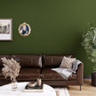 VEELIKE Thick Olive Green Wallpaper Peel and Stick Removable 15.7''x354'' Vintage Green Contact Paper for Cabinets Walls Waterproof Self Adhesive Green Vinyl Wall Paper for Bathroom Bedroom Kitchen