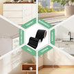 10M Peel and Stick Wallpaper Borders 390” x 4” Self Adhesive Mirror Frame Border Wood Grain DIY for Kitchen Bathroom Mirror Removal Border Sticker Wall Decor Cover 10.8 Sq.Ft, Black Wood