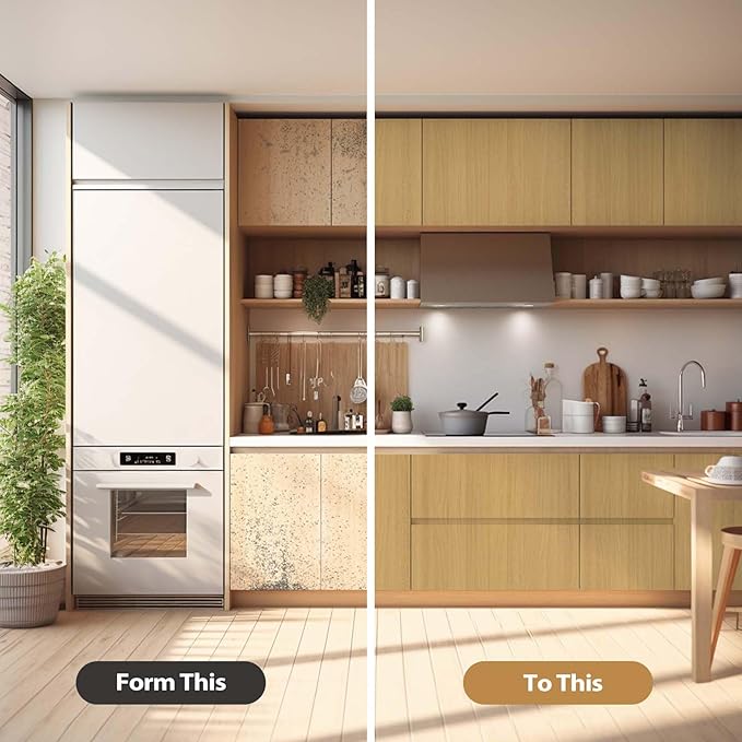 Abyssaly Light Wood Contact Paper Natural Wood Peel and Stick Wallpaper Self Adhesive Waterproof Wallpaper for Kitchen Cabinet Shelf Drawer Liner 17.7