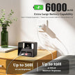 Yochoice Motion Sensor Wall Sconces with Remote Control, 6000mAh Black Wireless Touch Control Rechargeable Lamps with 3 Color Temperatures, LED Up Down Battery Operated Wall Lights Indoor, 2-Pack