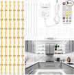 EMITEVER Under Cabinet Lighting kit, 6 PCS COB LED Strip Lights 5000K Natural White, UL Listed Dimmable Led Lights Strip for Kitchen Cabinet, Counter, Shelf, with Remote & Adapter, Timing, 9.8ft