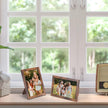 Hoikwo 18 Packs 4x6 Rustic Brown Multi Plastic Picture Frames Set with Plastic Cover for Family Photos, Artwork, Light Weight Bulk 4 by 6 Frames Pack for Wall Hanging and Table, Stylish Picture Frames