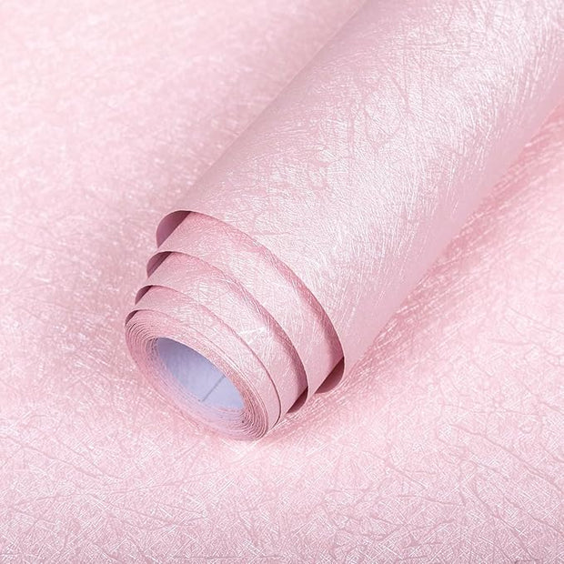 Pink Peel and Stick Self Adhesive Wallpaper - Removable Waterproof Bathroom Countertop Contact Paper - Kitchen Vinyl Wrap for Cabinet Countertops - Wall Cover Counter Top Paper 15.7" X 984.2"