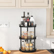 Snughome Lazy Susan Organizer, 3 Tier Rotating Spice Rack for Countertop, Turntable Lazy Susan Kitchen Countertop Organizer, 10.2