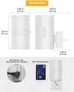 L LOHAS LED Night Light Plug in, Night Lights Plug into Wall, Light Sensor, 0-100LM Soft White 3000K, Dimmable Night Light, Modern Nightlight for Kids Bathroom Hallway Bedroom Kitchen Stairway, 2 Pack