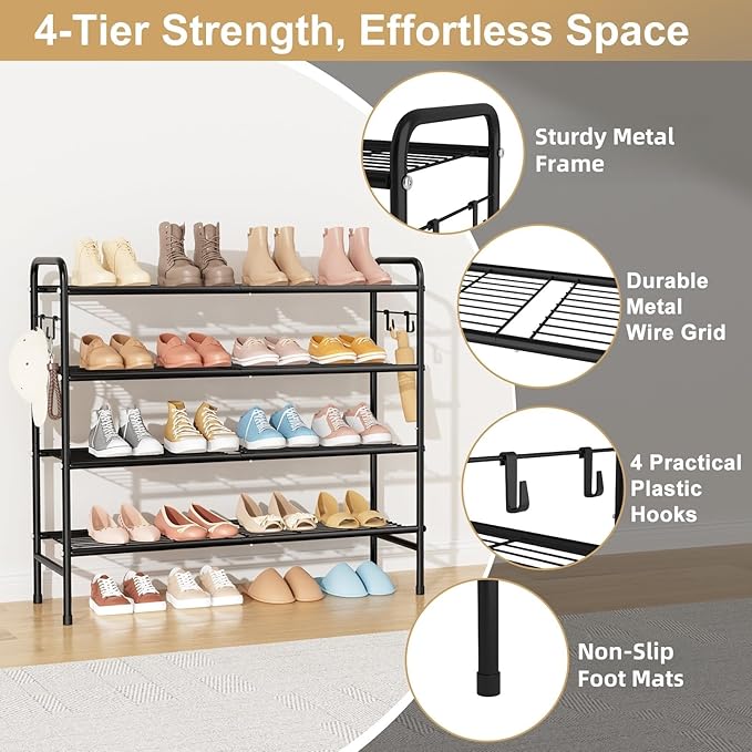 4-Tier Shoe Rack 33