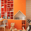 Livelynine Orange Peel and Stick Wallpaper 15.8x78.8 Burnt Orange Contact Paper for Cabinets Shelves Locker Classroom Wallpaper Stick and Peel for Bedroom Girls Kids Room Self Adhesive Vinyl Wrap