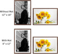 puthiac 12x18 Solid Oak Wood Picture Frame, Fits 8x12 with Mat or 12x18 Without Mat, Wall Display Only, Vertical or Horizontal, Plexi Front, 3 Pack, Walnut