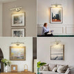 JOOSENLUX Modern Wall Lights Battery Operated Antique Bronze Wireless Picture Lights for Wall 16.5