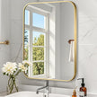 Brushed Gold Mirror, 22