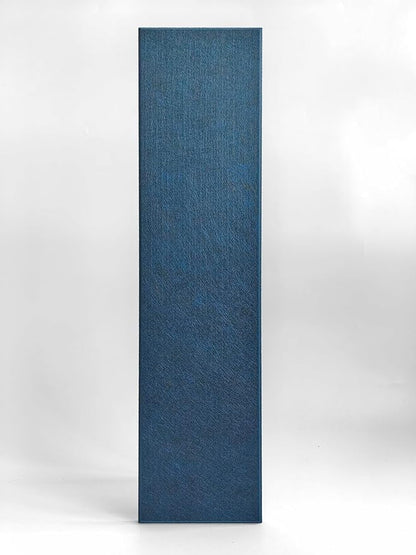 Shiplap Felt Wall Panels for Interior Wall Decor, Accent Wall Paneling for Bedroom Living Room & Office, Peel and Stick, Sound Absorbing – 24 Pack Felt Tiles with Adhesive – Prussian Blue