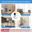 Wall Mount Floating Shelves for 2 Pcs Camera Mini Speaker Shelf Baby Monitor - Clear Mini Shelf Flexible Use for Wall Space in Bedroom Bathroom Kitchen Living Room