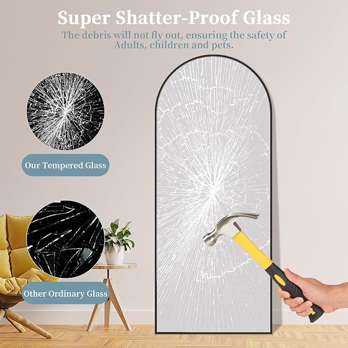Full Length Mirror with Stand, 64